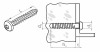 Sruba do betonu typ SBO M6X60 803915 /100szt./